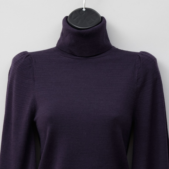 NWT ALC Eggplant Purple Turtleneck Sweater - Picture 4 of 10